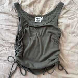 Princess Polly Army Green Tank Top size 4
